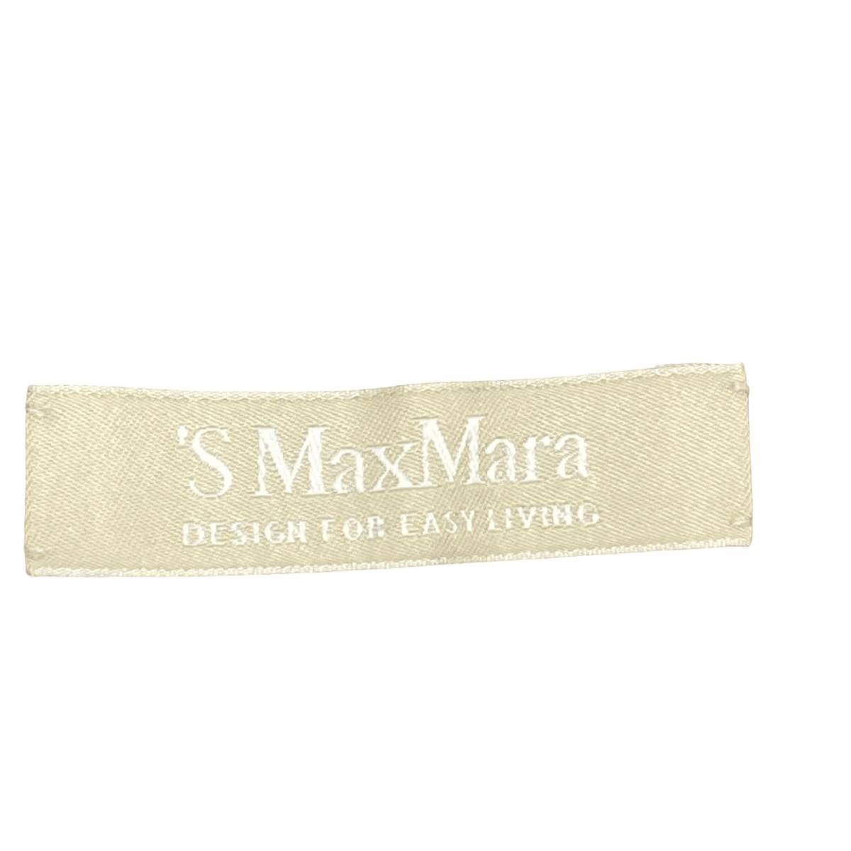 ☆美品 S Max Mara エスマックスマーラ スタンドカラーコート ジャケット アウター 長袖 比翼 ミドル丈 レディース 165/88a 羊毛100％ c3_画像9