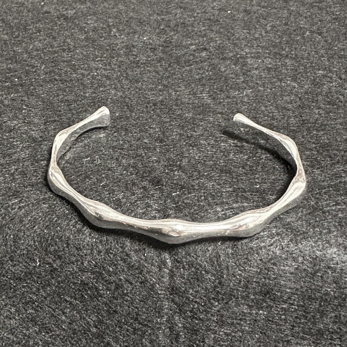  silver 925 bangle bamboo bracele lady's men's simple silver bangle silvermeki deer n jewelry 