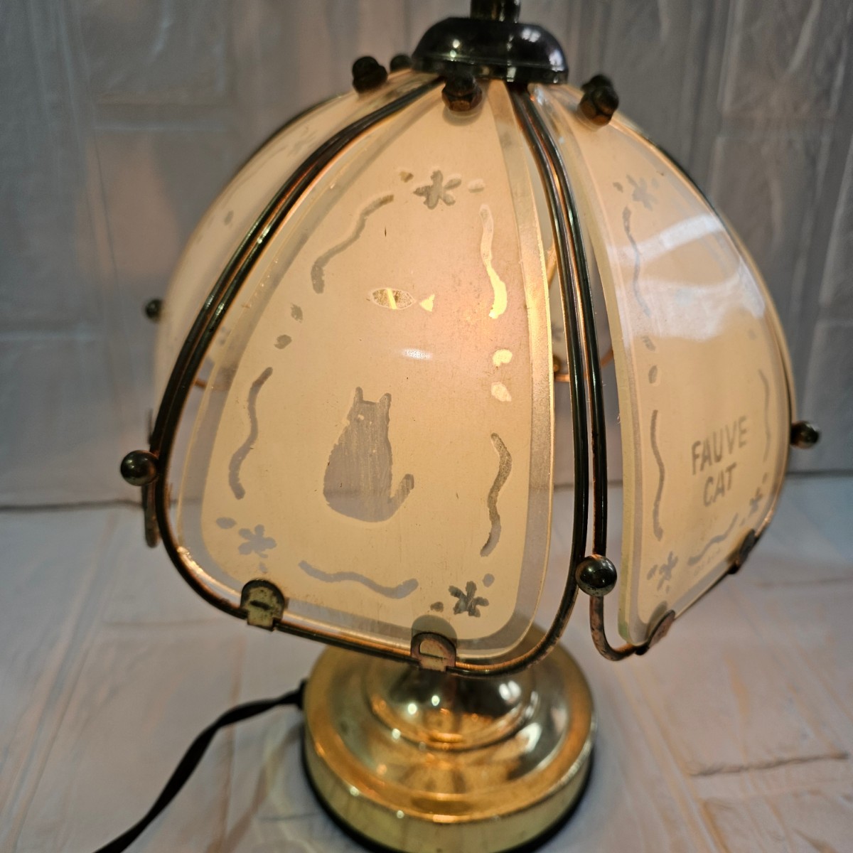 センバドー　テーブルランプ　タッチ式　ランプ　照明　中古　コレクション　インテリア_画像2