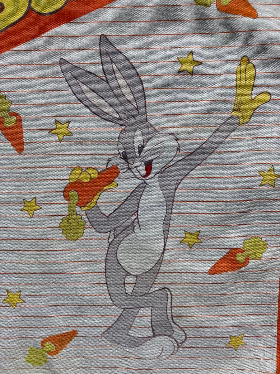 ヴィンテージ　Bugs Bunny　バッグスバニー　大判ハンカチ