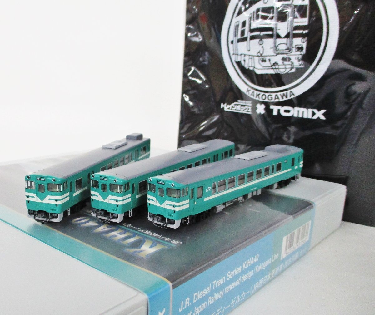 TOMIX JR キハ40系ディーゼルカー(JR西日本更新車・加古川線)3両セット【A'】oan010311_画像1