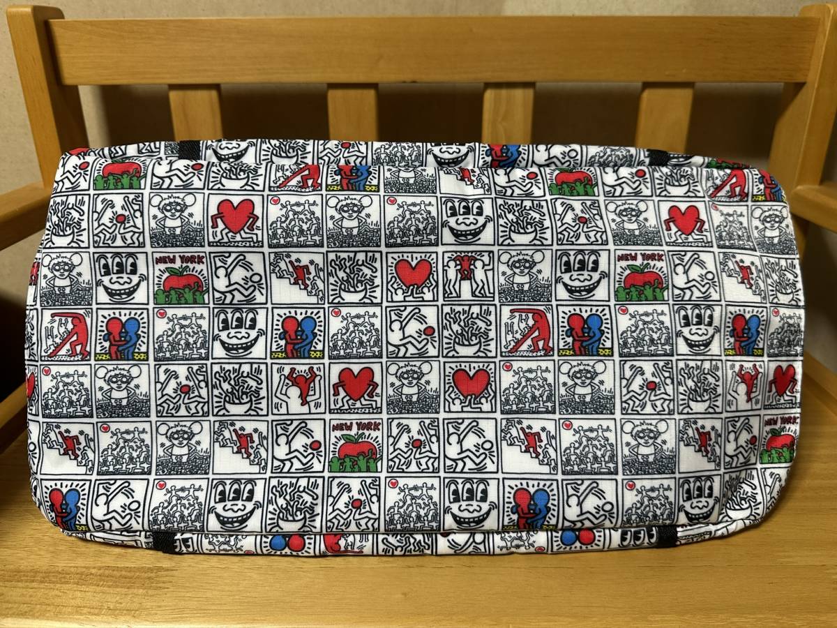 未使用★LeSportsac × Keith Haring / レスポートサック　キース・へリングの「LOVE NEW YORK」柄　DUFFEL BAG★2wayボストンバッグ_画像4