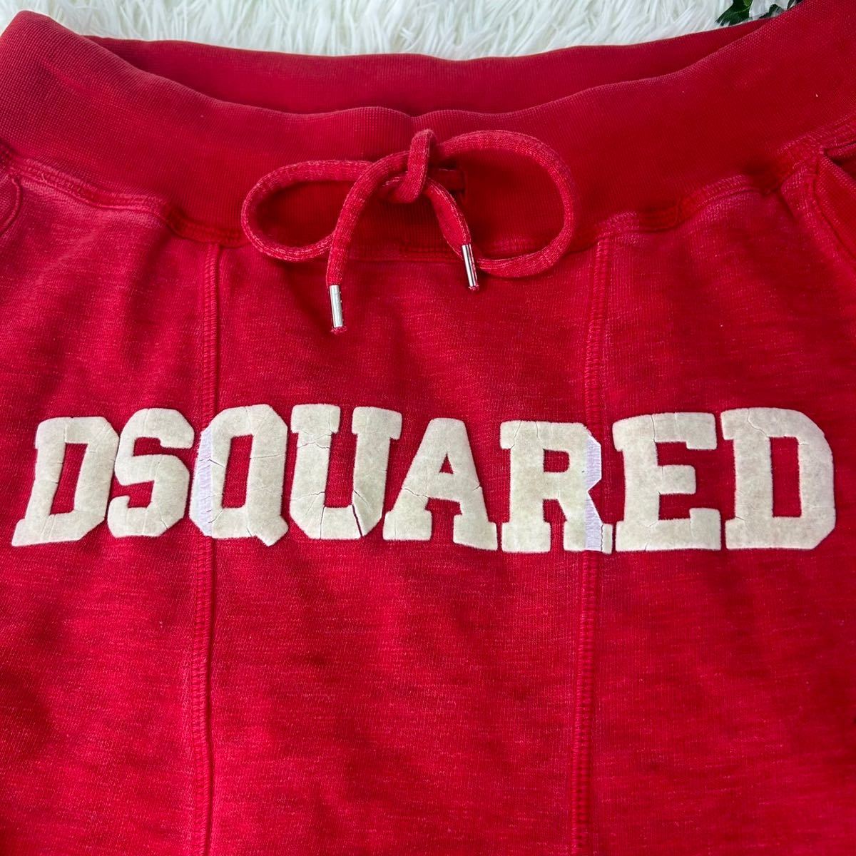 DSQUARED2 ディースクエアード メンズ Mサイズ パンツ その他 長ズボン スウェット 赤 レッド ロゴワッペン 人気モデル 送料無料_画像4