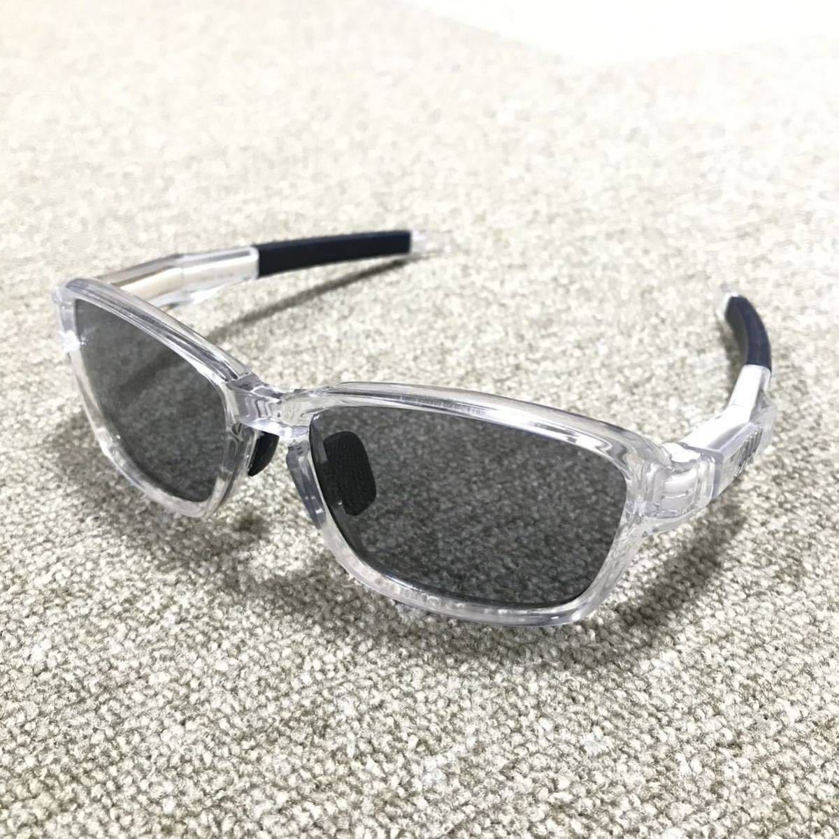 [ four na in z] genuine article 999.9 sunglasses Logo Temple F-14SP clear color series × gray men's lady's made in Japan storage bag case attaching postage 520 jpy 