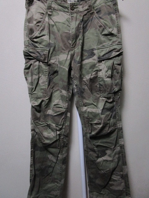 AVIREX BASIC CARGO PANTS・M・迷彩／カモフラ（アヴィレックスミリタリーカーゴパンツファティーグワークパンツ軍パン）_画像1