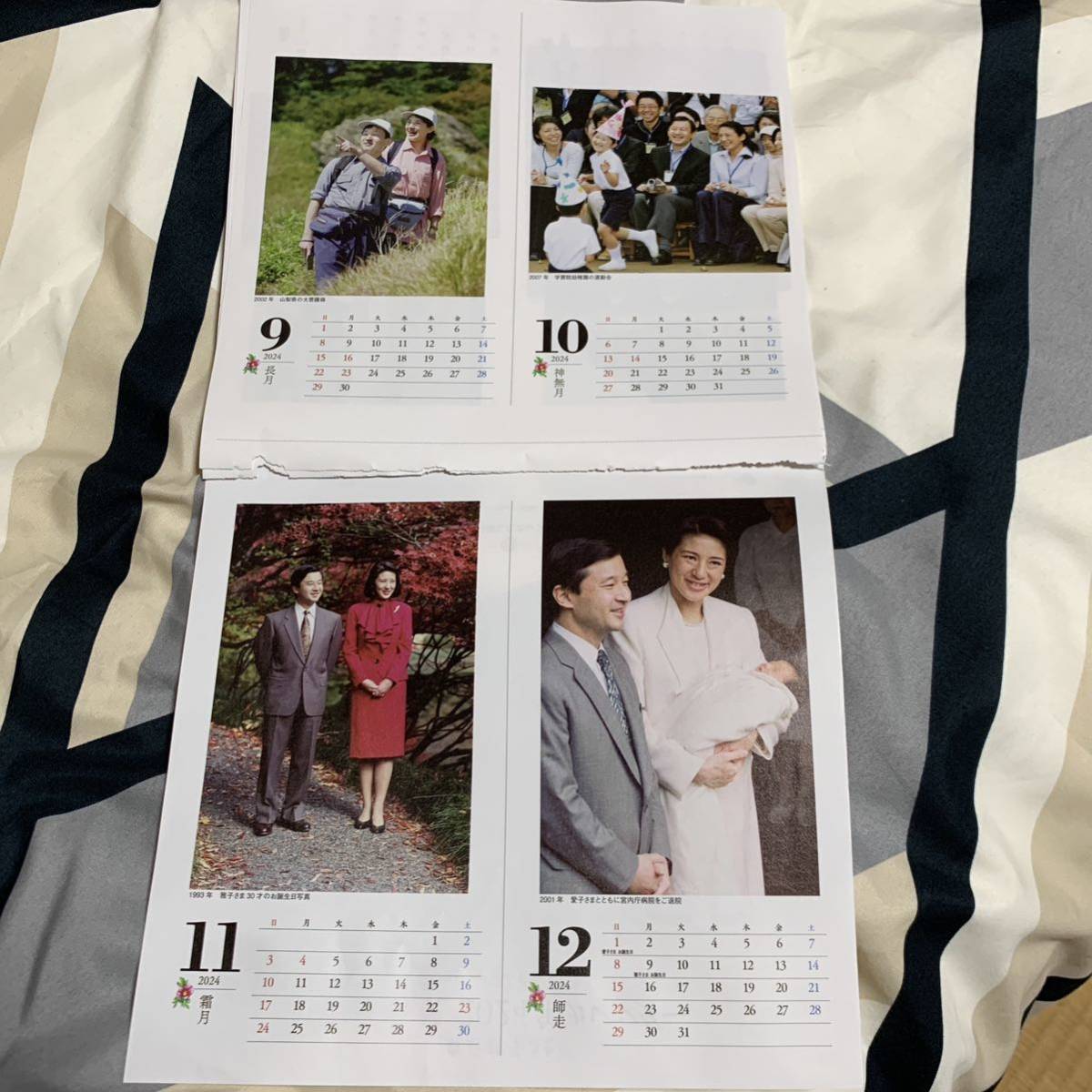 皇后 雅子様 還暦 奉祝壁掛けカレンダー の画像4