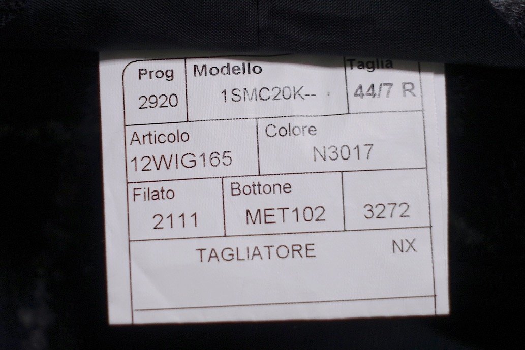 laperu булавка есть очень красивый товар TAGLIATORE Tagliatore MONTECARLO metal кнопка va- Gin шерсть SUPER100\'S двойной жакет мужской 48