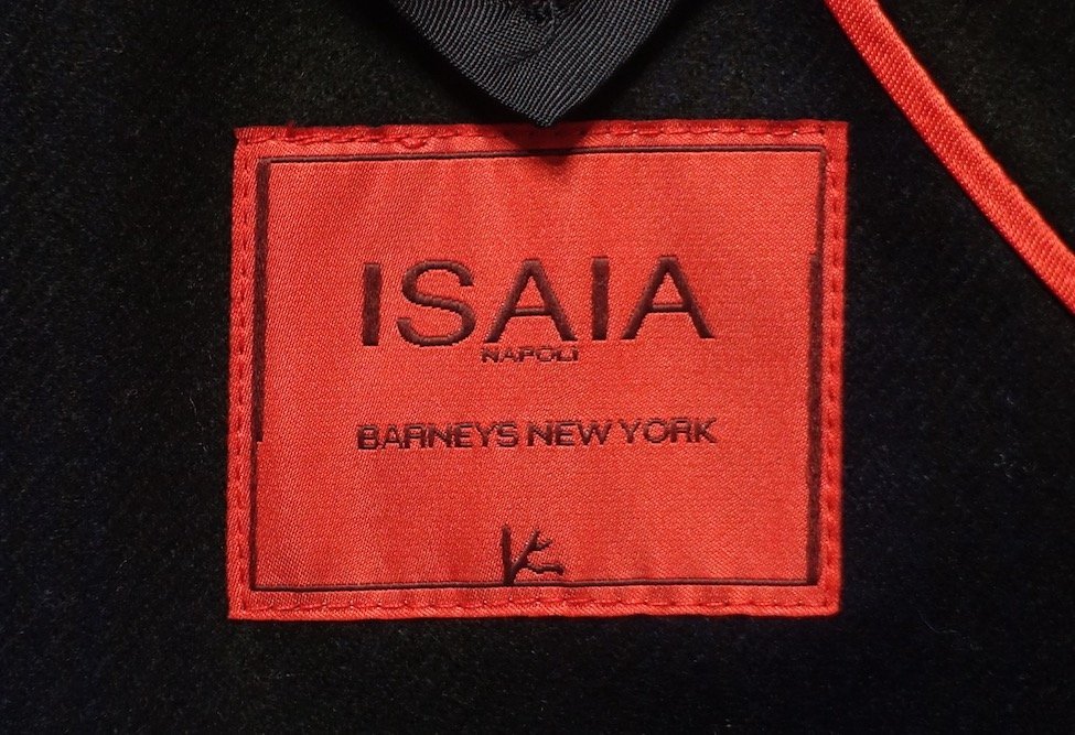 定価30万 使用僅か 極美品 ISAIA イザイア COLORADO CP ウールカシミヤ フランネル チェスターコート メンズ 48 ジャケット_画像4