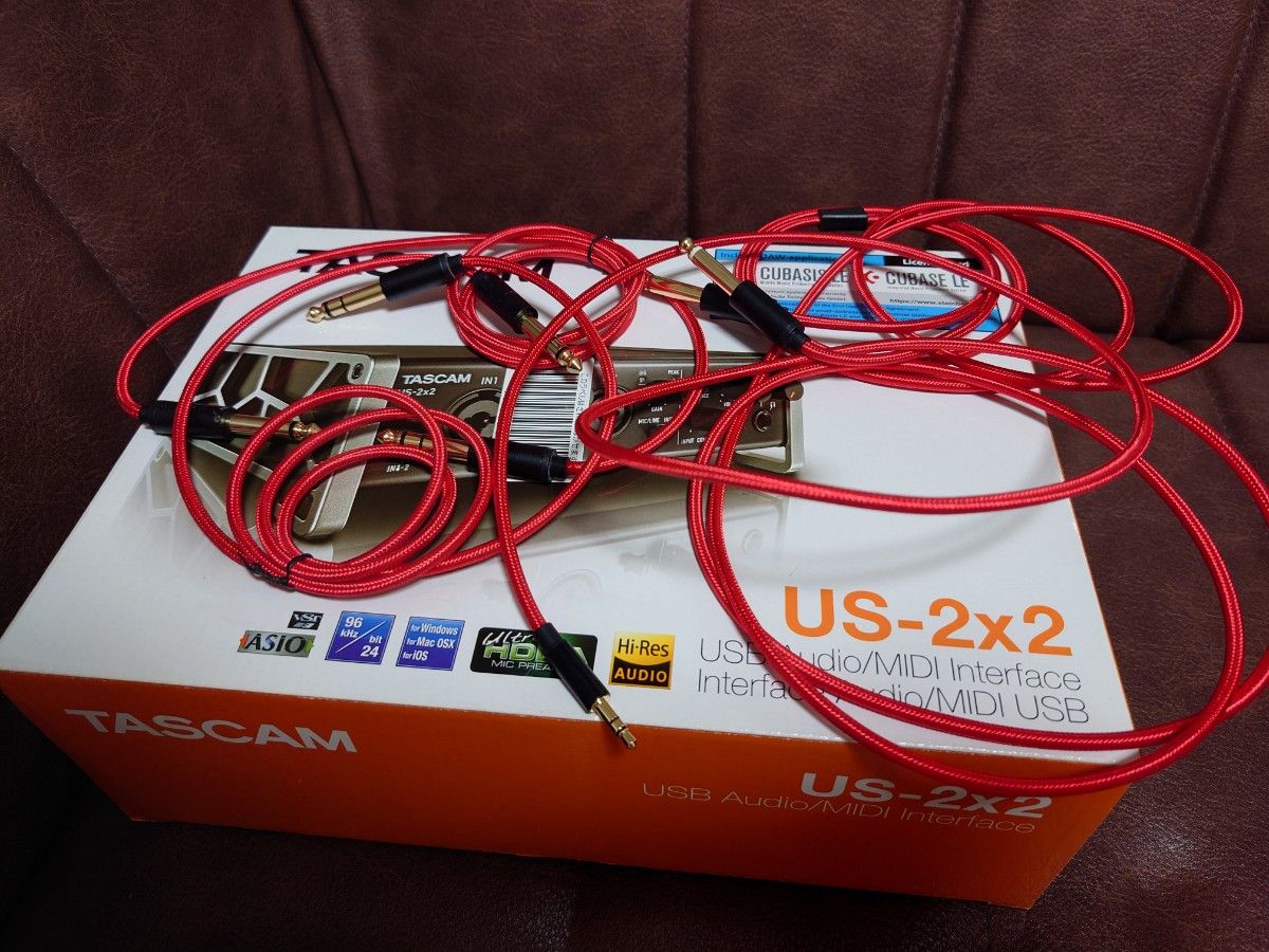 TASCAM USBオーディオインターフェース US-2x2-CU