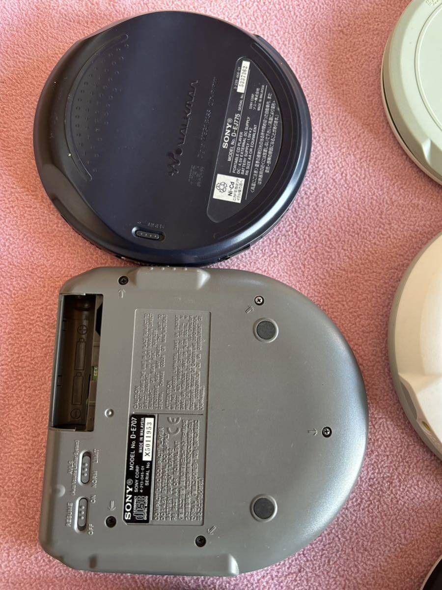 SONY D-E660/E707/EJ855/EJ755 2個/EJ002 CDウォークマン☆中古動作品_画像8