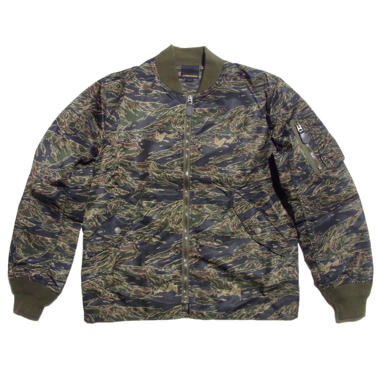 21SS ヒステリックグラマー HGロゴ L-2B ナイロン ジャケット S 21SS ヒステリックグラマー HGロゴ L-2B ナイロン ジャケット S