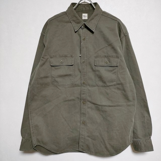 Ron Herman Field Shirt 定価39600円 フィールドシャツ 加工 長袖シャツ カーキ ロンハーマン 3-1224M F94530