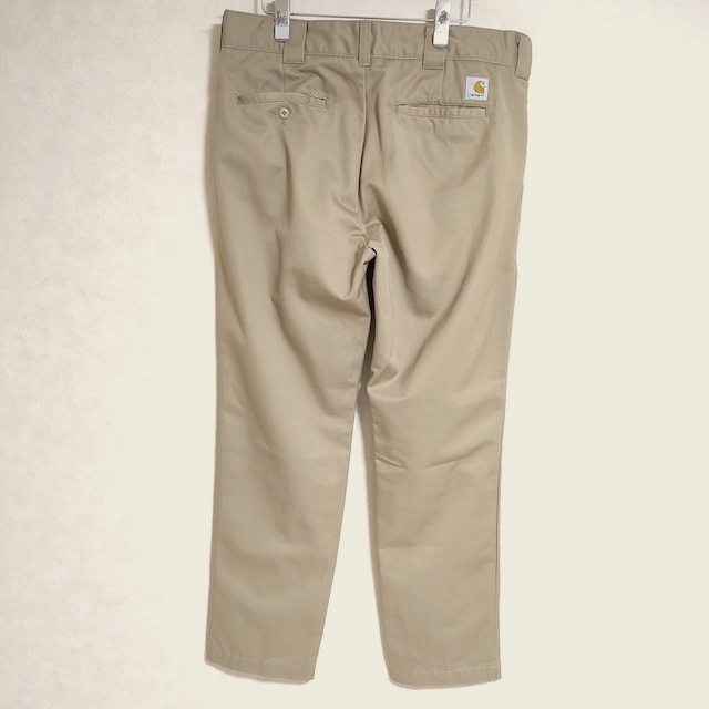 Carhartt 34×32 wip master pant マスター パンツ チノパン チノパンツ ベージュ カーハート 3-1229G F94256_画像2