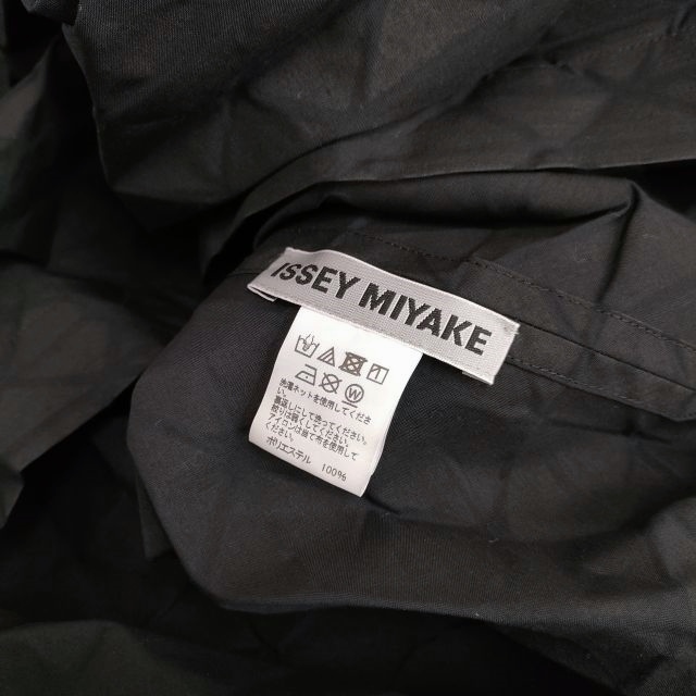 ISSEY MIYAKE トライアングルピースプリント ドルマン サイズ2 ブラウス シャツ ブラック イッセイミヤケ 4-0108M 231588_画像4