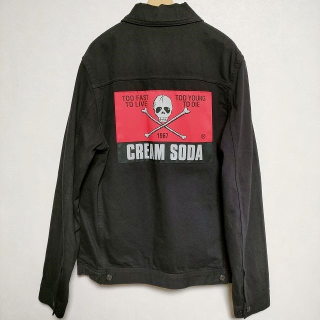 UNDERCOVER CREAM SODA カツラギGジャン クリームソーダ デニムジャケット ブラック アンダーカバー 4-0110M F94879_画像1