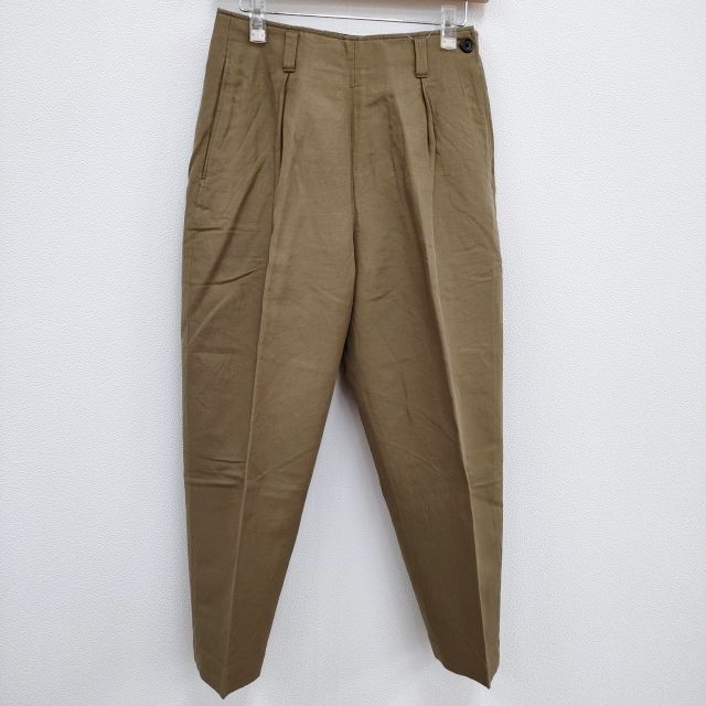 MARGARET HOWELL COTTON LINEN TWILL 定価36300円 コットンリネン 578-3143007 パンツ 23SS マーガレットハウエル 4-0113M 221933