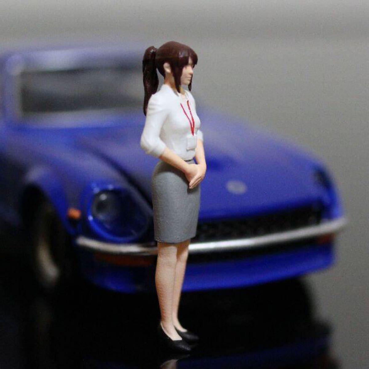 1/64 フィギュア 女子社員 ポニーテール