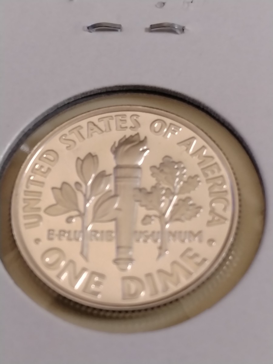 アメリカ 10セント銀貨プルーフ 3枚セット(2002s 2004s 2005s)_画像6