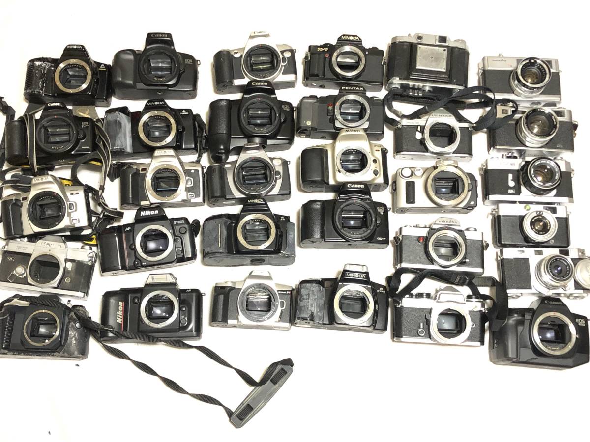 ★フィルムカメラまとめ★ PENTAX MINOLTA YASHICA Nikon その他 ジャンク品 同梱不可 #5115_画像1