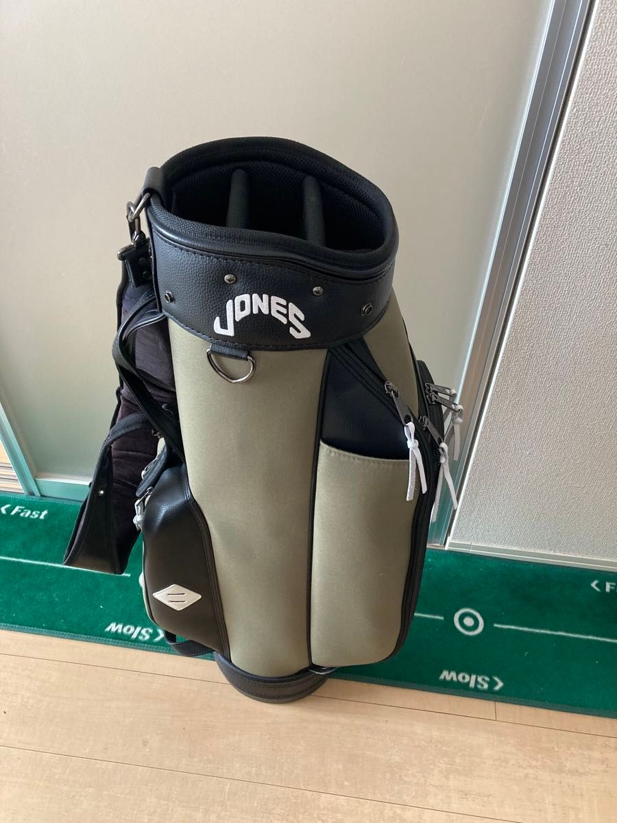 ジョーンズ カーキ キャディバッグ JONES オリーブ グリーン ジョーンズ カーキ キャディバッグ JONES オリーブ グリーン