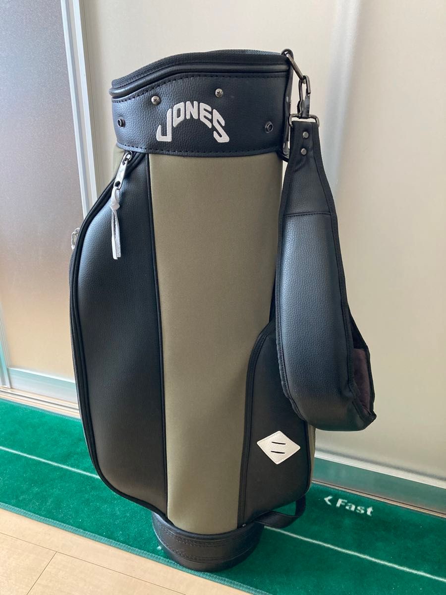 ジョーンズ カーキ キャディバッグ JONES オリーブ グリーン ジョーンズ カーキ キャディバッグ JONES オリーブ グリーン
