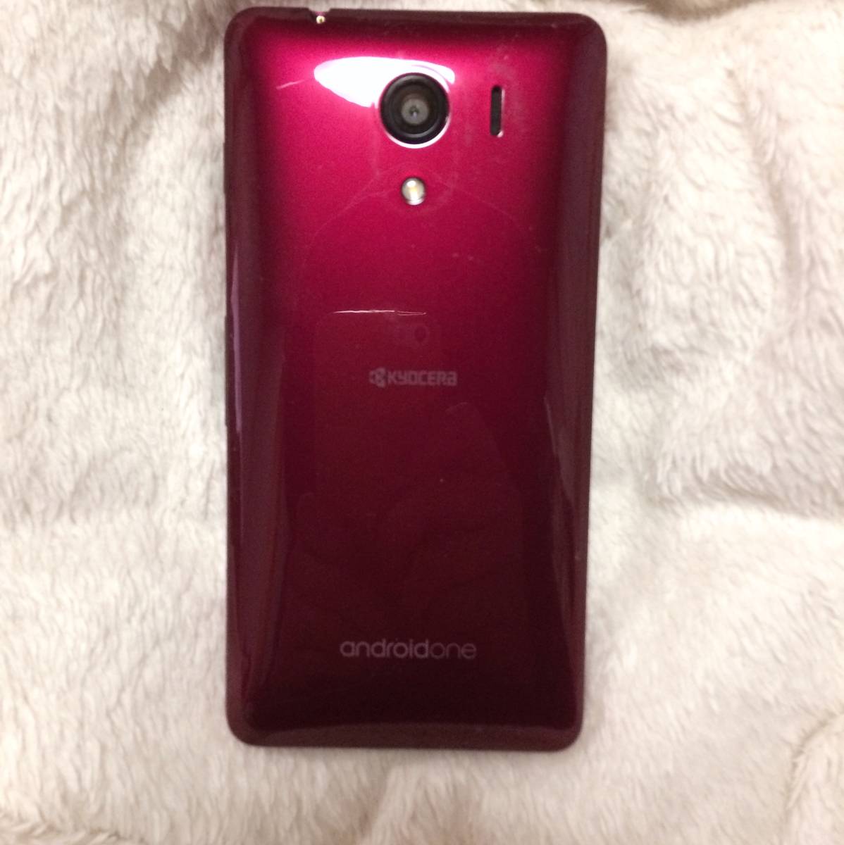  Android One S2 レッド ワイモバイル 中古スマホ_画像2