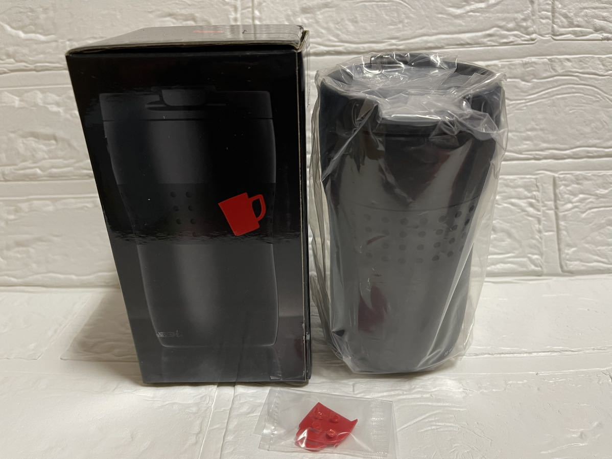 新品☆ネスレ ネスカフェパーソナルサーモタンブラー ステンレスタンブラー マイボトル 水筒 内容量300ml ブラック 黒色_画像2