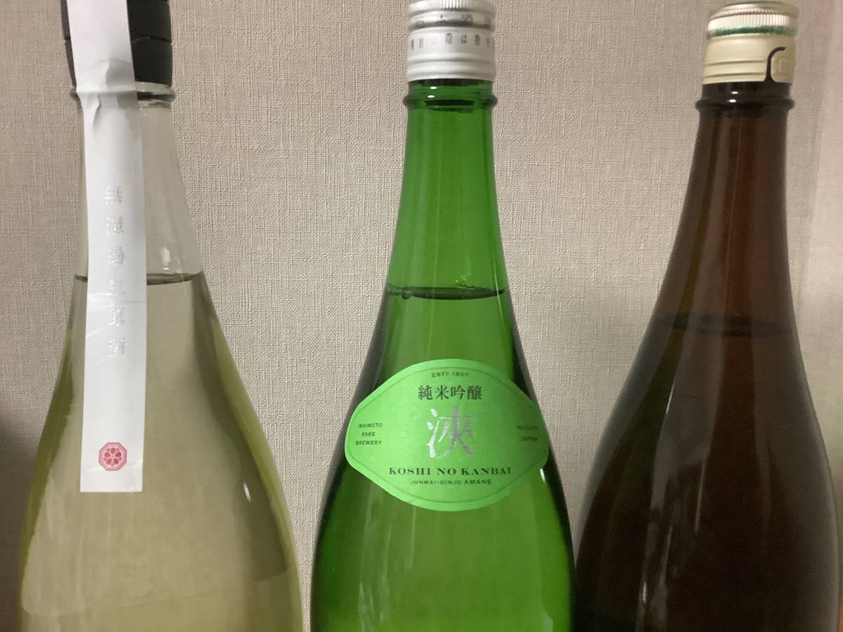 越乃寒梅　AMANE 純米吟醸、敷島　純米大吟醸、三千櫻　純米　1800ml ３本セット_画像2