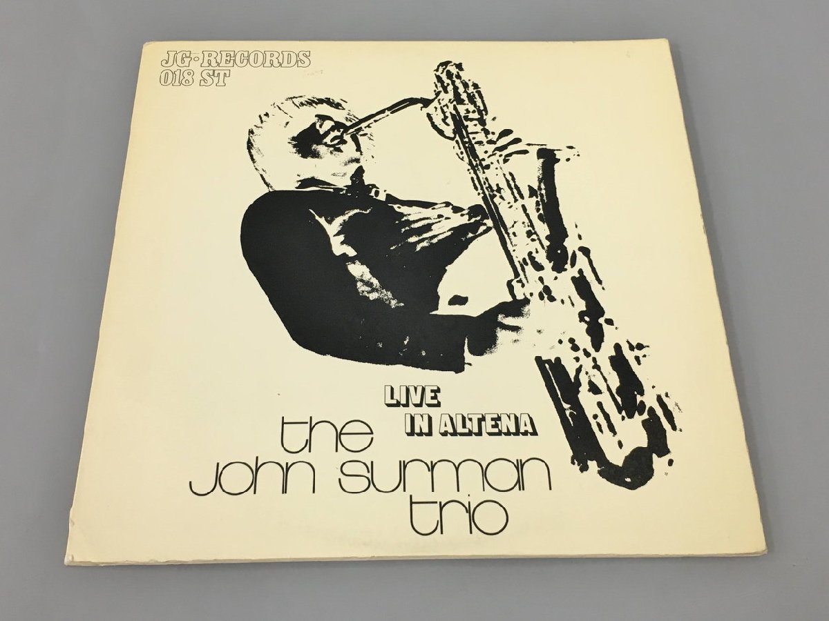 LPレコード The John Surman Trio Live In Altena JG・RECORDS 018 ST 2312LBM108の画像1