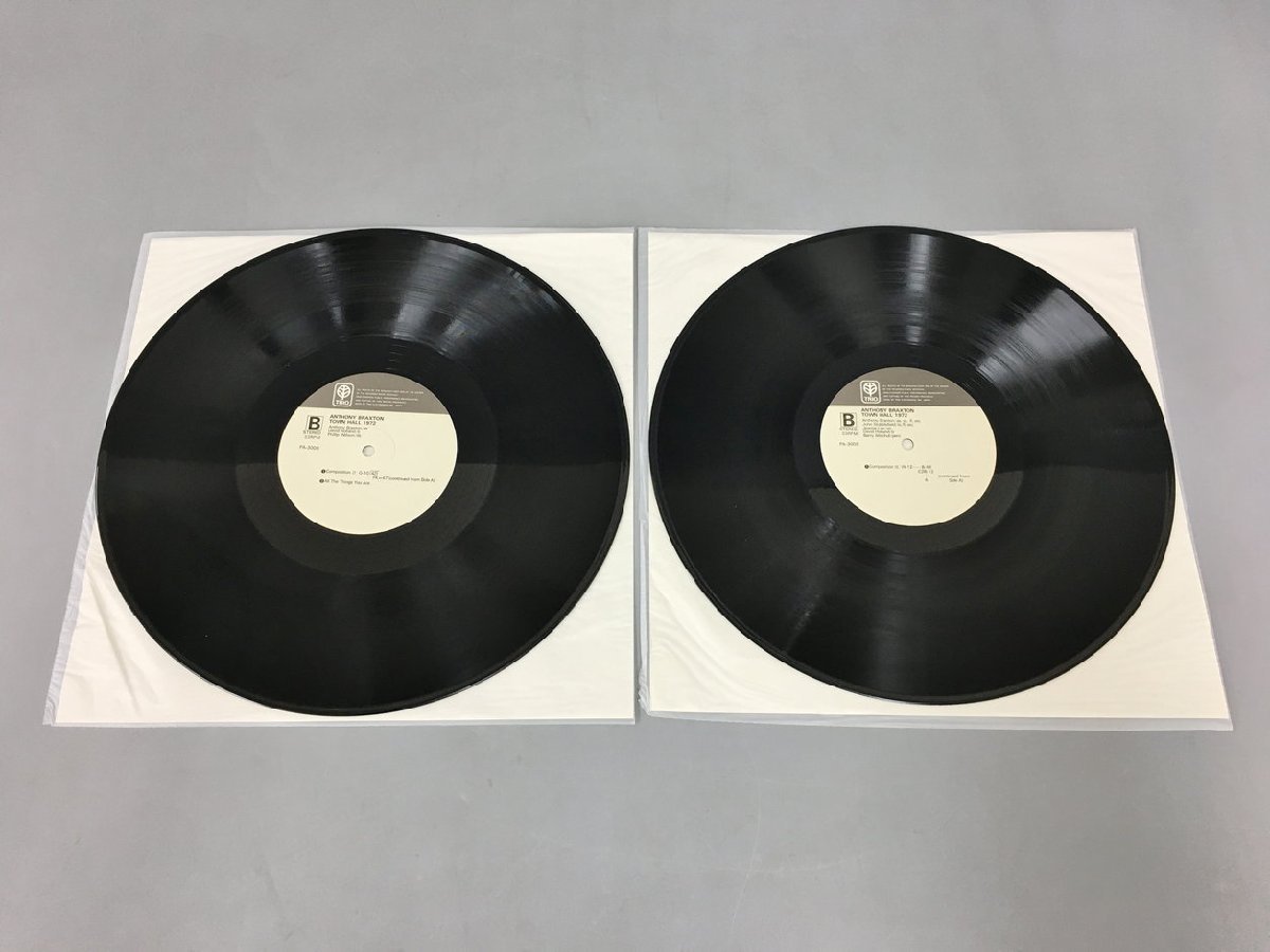 LPレコード ANTHONY BRAXTON TOWN HALL 1972 TRIO RECORDS PA-3008-9 2312LBR078の画像5