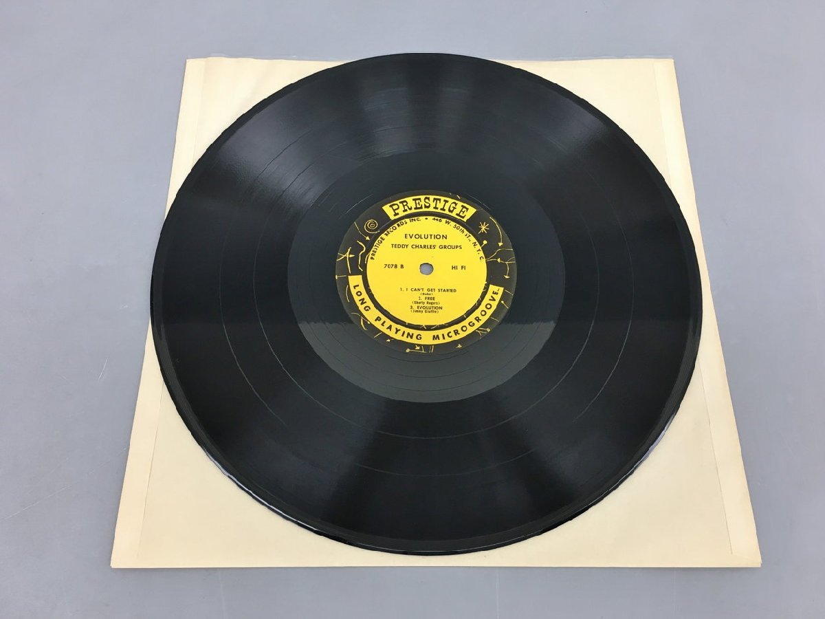 LPレコード EVOLUTION Teddy Charles Shorty Rogers Jimmy Giuffre Charlie Mingus Shelly Manne PRESTIGE LP 7078 オリジナル盤 2401LO011_画像5