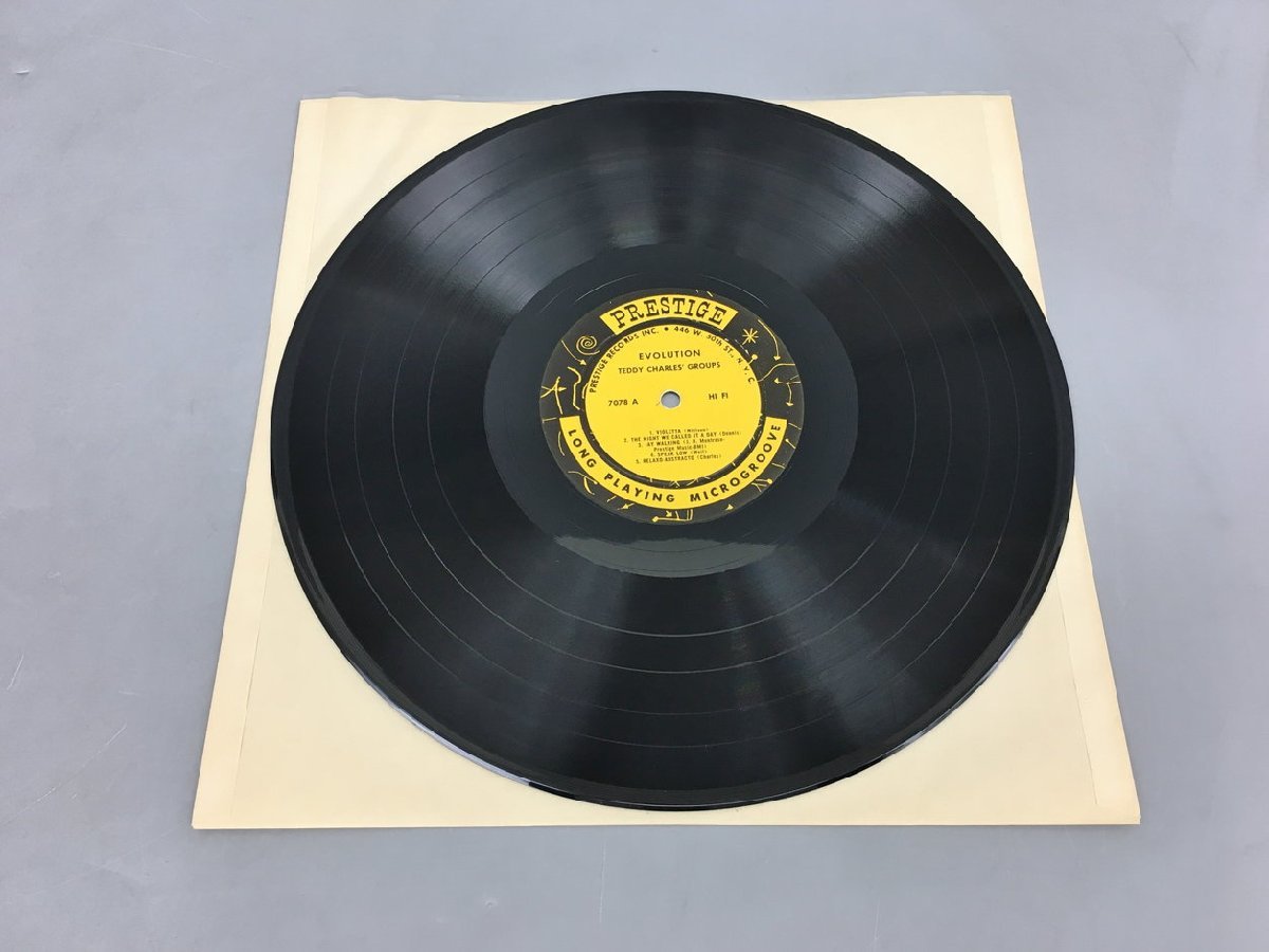 LPレコード EVOLUTION Teddy Charles Shorty Rogers Jimmy Giuffre Charlie Mingus Shelly Manne PRESTIGE LP 7078 オリジナル盤 2401LO011_画像4