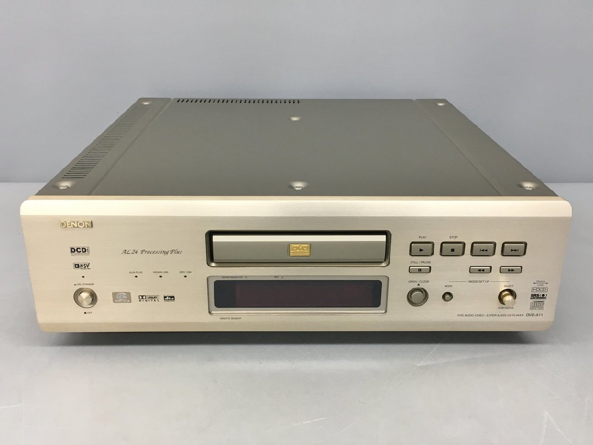 DVD AUDIO/VIDEO スーパーオーディオCDプレーヤー DVD-A11 デノン DENON 2401LR068_画像1