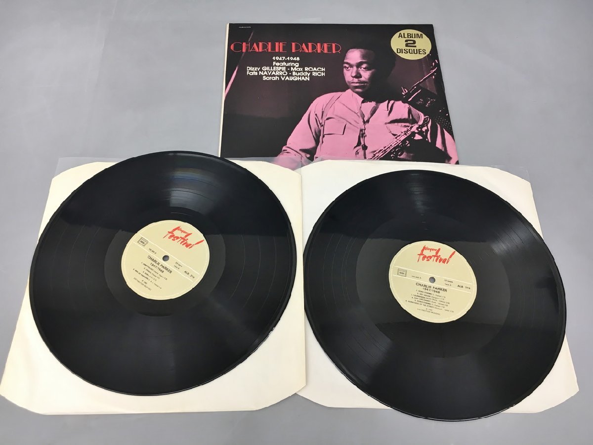 LPレコード Charlie Parker Featuring Dizzy Gillespie - Max Roach Fats Navarro - Buddy Rich Sarah Vaughan ALB376 2401LBM009_画像3