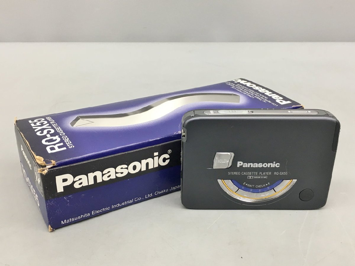 Panasonic ステレオカセットプレイヤー RQ-SX55 付属品多数 ジャンク 2401LO016_画像1
