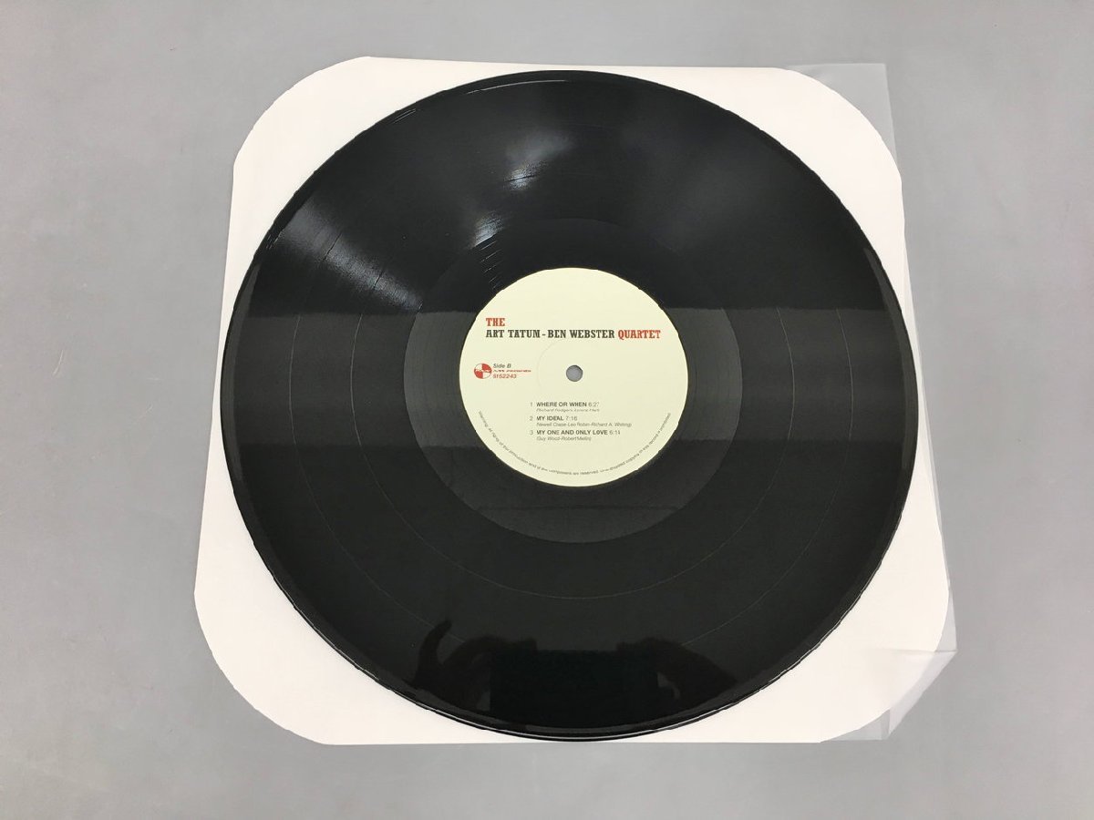 LPレコード Ben Webster Quartet Art Tatum Pan Am Records 9152243 2401LBM023_画像5