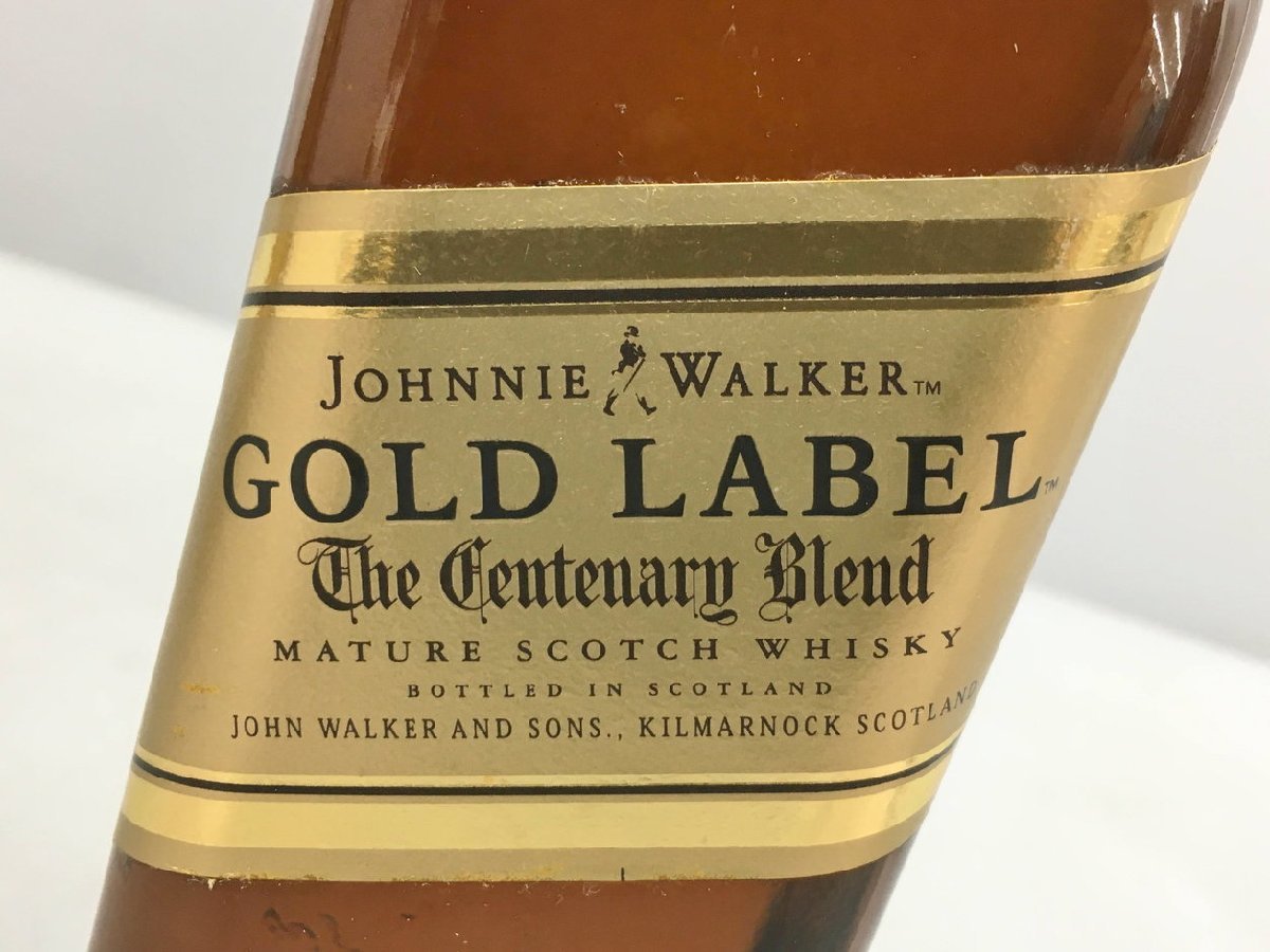 ジョニーウォーカー Johnnie Walker スコッチウイスキー 750ml 40% スコットランド 18年 ゴールドラベル 未開栓 2401LR108_画像3