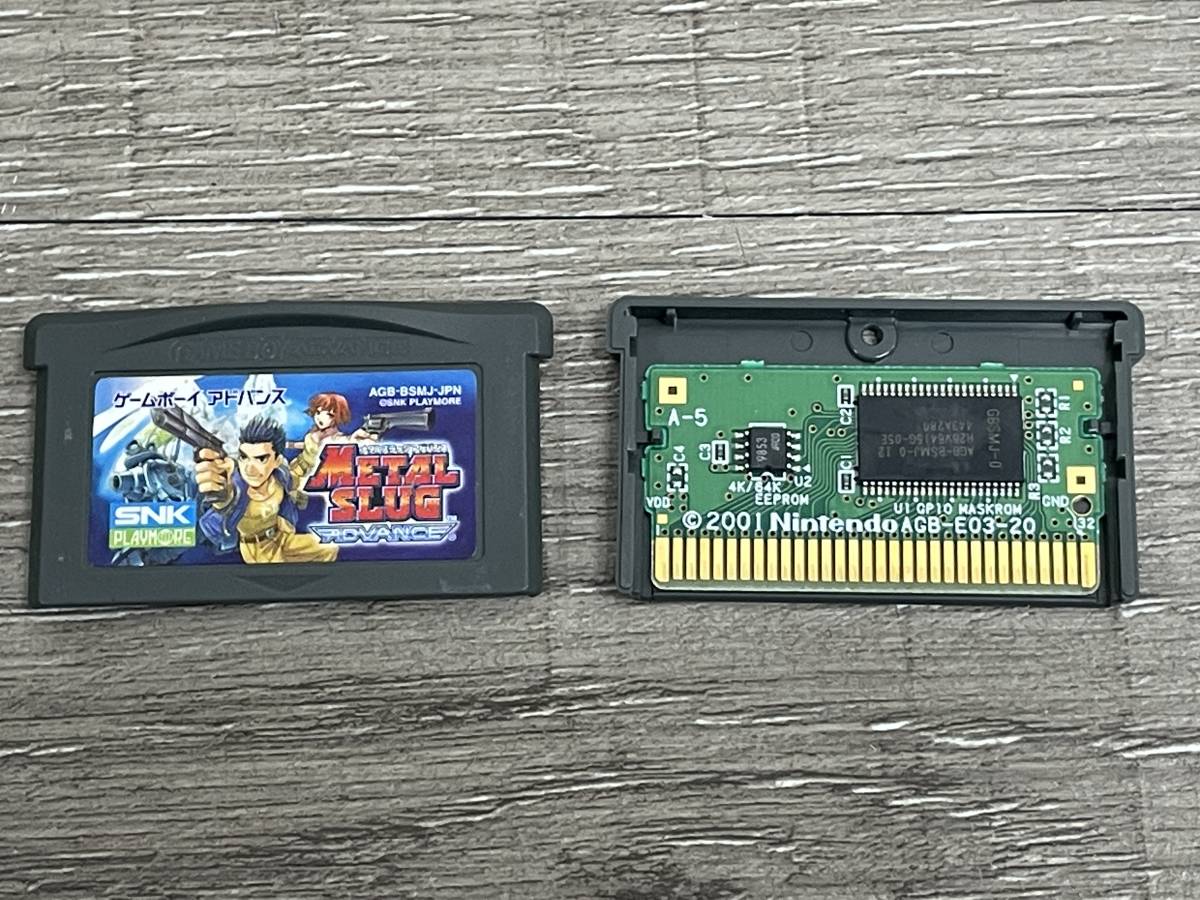 ☆ GBA ☆ メタルスラッグ アドバンス 動作品 ゲームボーイアドバンス ソフト METAL SLUG ADVANCE 正規品 任天堂 ニンテンドー _画像3