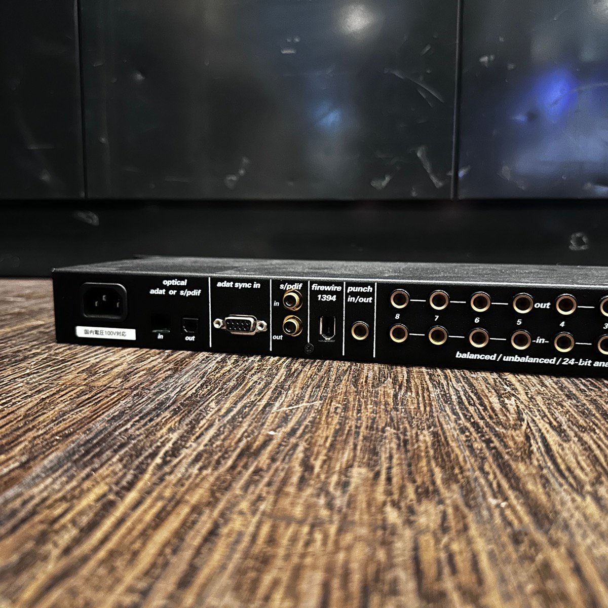 Motu 828 FireWire Audio Interface モツ オーディオインターフェイス ジャンク -e009の画像6