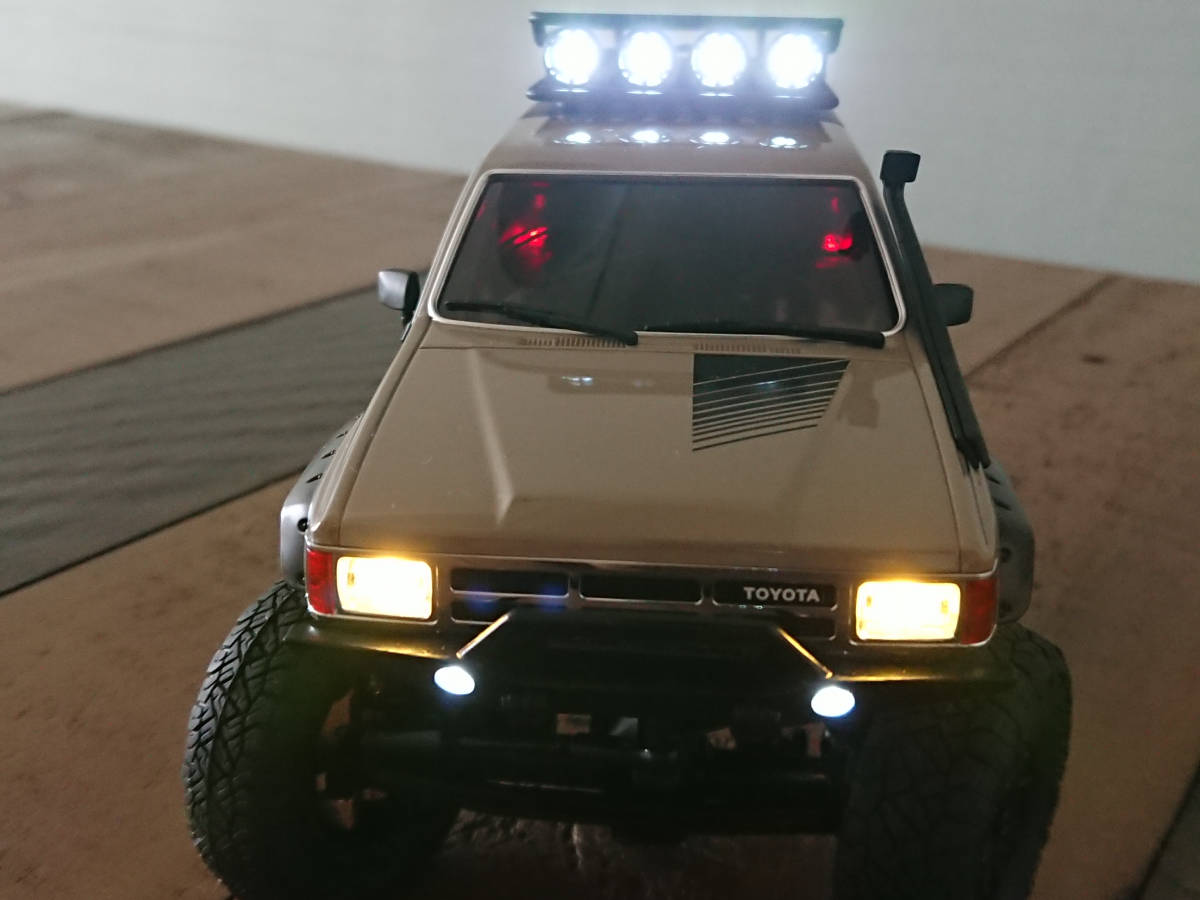 ミニッツ 4x4 4ランナー用　10LEDライト　 中継コネクタ付_画像3