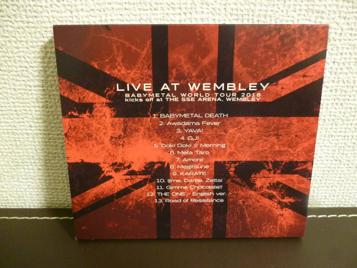ジャパメタ・国内盤CD ・ BABYMETAL / LIVE AT WEMBLEY・ ベビーメタル / ライブ・アット・ウェンブリー・YUIMETAL ・SU-METAL ・MOAMETAL _画像3