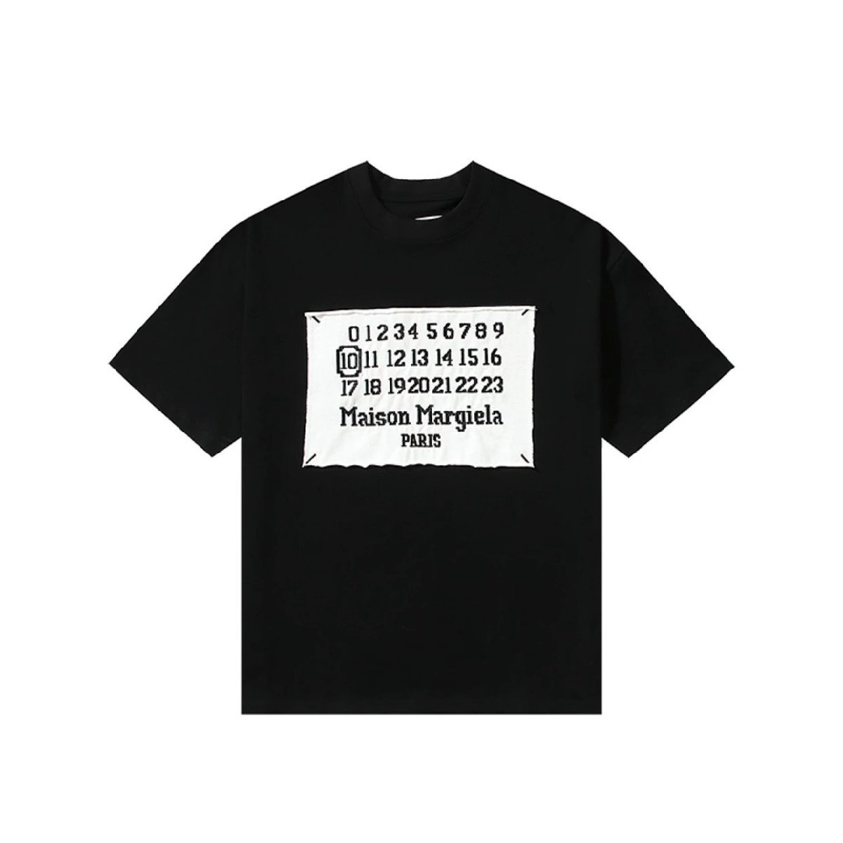 送料無料　マルタンマルジェラ　Maison Margiela　MM6　メンズ　Tシャツ　文字ロゴ　半袖　丸首　1713-S