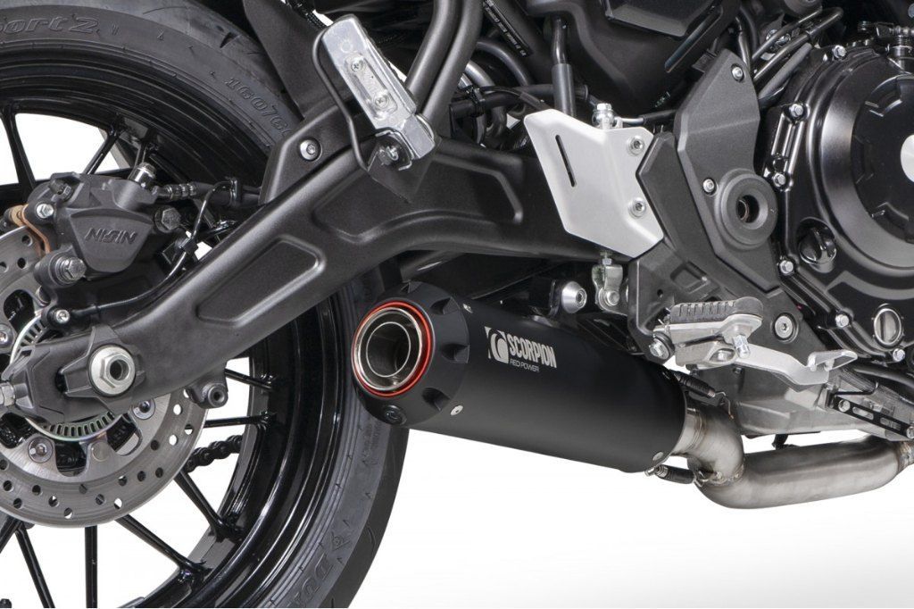 スコーピオン カワサキ Z650RS 22' レッドパワー フルエキゾーストマフラー PKA142SYSBCER SCORPION KAWASAKI 新品 同梱不可_画像3