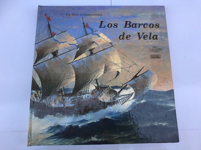 　●los barcos de vela 飛び出す船の絵本 van der Meer McGowan しかけ絵本 ISBN 958-04-0151-9 X-１-15_　美品！