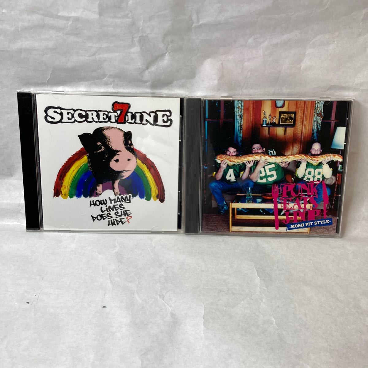 CD2枚セット SECRET7LINE GHOST COMP ANY PUNK EATS J-POP シークレットセブンライン アルバム音源_画像1