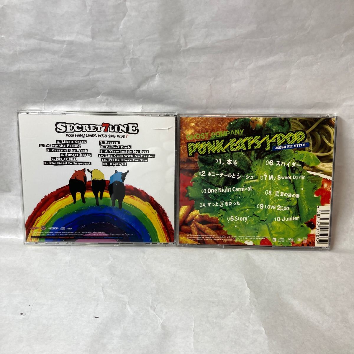 CD2枚セット SECRET7LINE GHOST COMP ANY PUNK EATS J-POP シークレットセブンライン アルバム音源_画像2