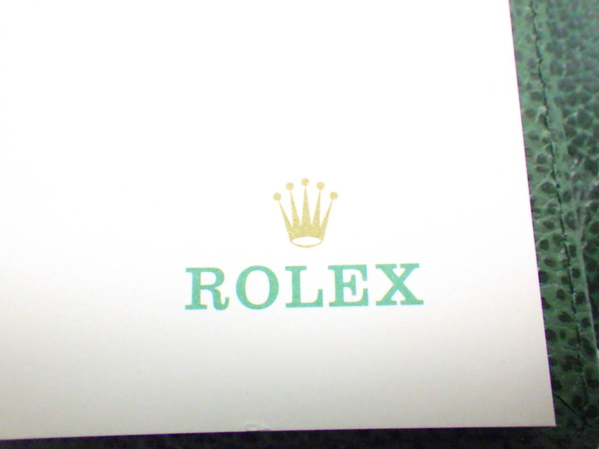 ROLEXロレックス 古いメモ付き手帳 2点　№2308_画像5
