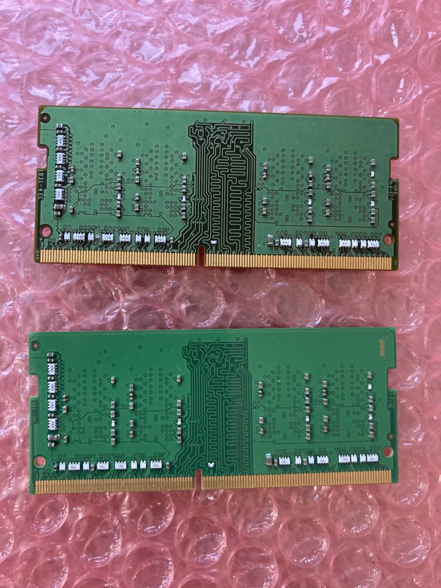 SK hynix 4GB（1R×16）×2枚＝8GB　PC4-2666V DDR4-2666 PC4-21300 SO-DIMM　260ピン PC4-2666 ノートＰＣ 製造ロット違い_画像2