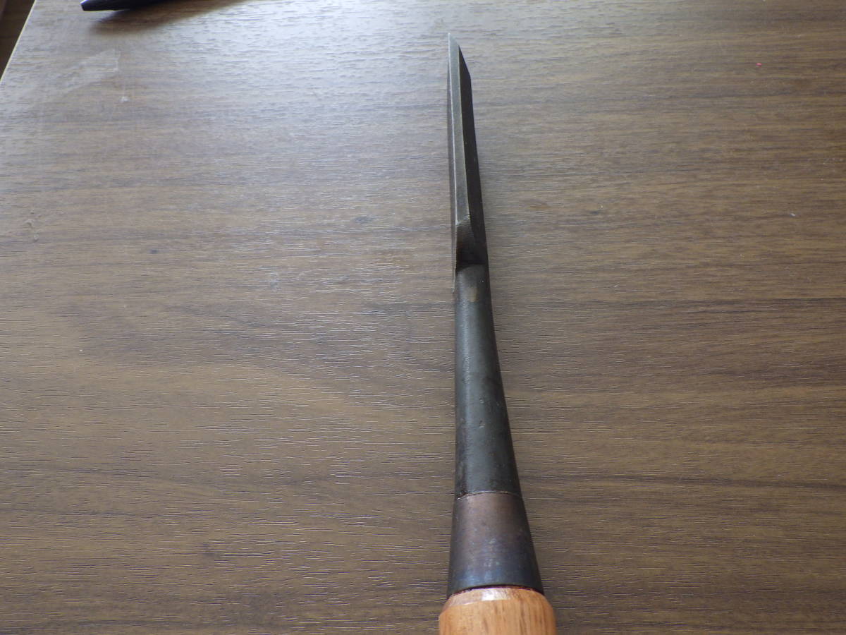 未使用長期保管品 叩き鑿 銘「み 義弘」刃幅1寸(3㎝) 検追い 未使用長期保管品 叩き鑿 銘「み 義弘」刃幅1寸(3㎝) 検追い