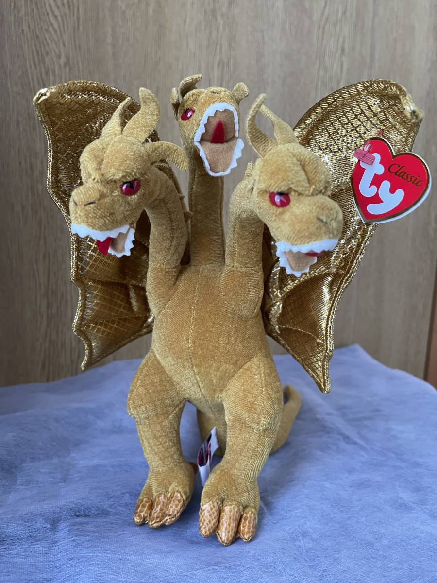 キングギドラ&モスラ☆ぬいぐるみ☆タイクラシックビーニー キングギドラ&モスラ☆ぬいぐるみ☆タイクラシックビーニー